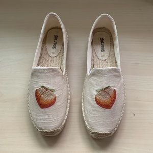 NWT Soludos peach bum smoking slipper